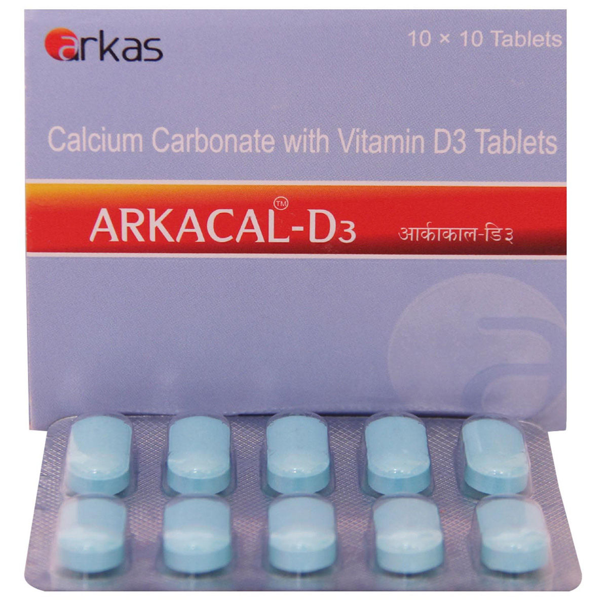 Buy Arkacal D3 Tablet 10's Online