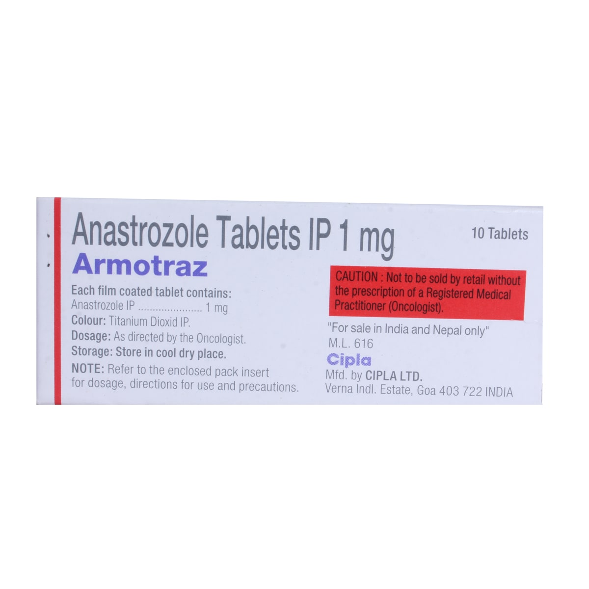 Armotraz Tablet 10's, Pack of 10 TABLETS Armotraz Tablet 10's, Pack of 10 TABLETS