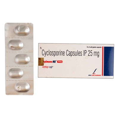 Arpimune ME 25 mg Capsule 5's, Pack of 5 TabletS