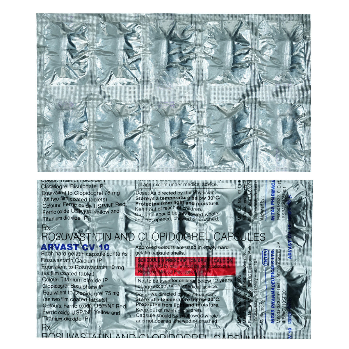 Arvast CV 10 Capsule 10's, Pack of 10 Arvast CV 10 Capsule 10's, Pack of 10