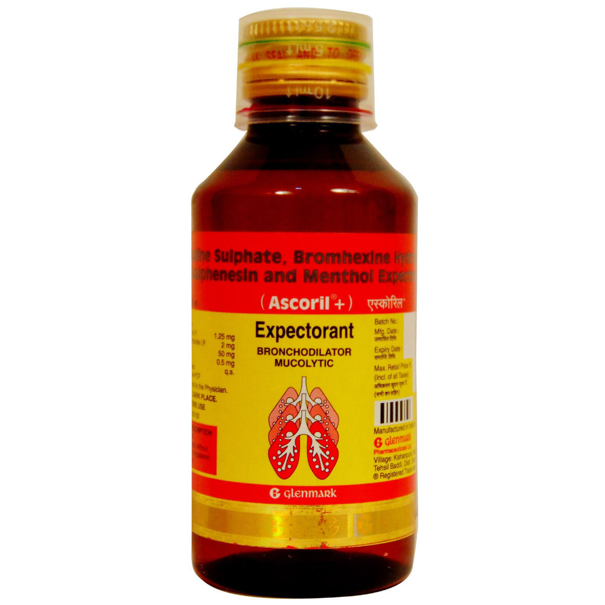 Buy Ascoril Plus Expectorant 120 ml Online