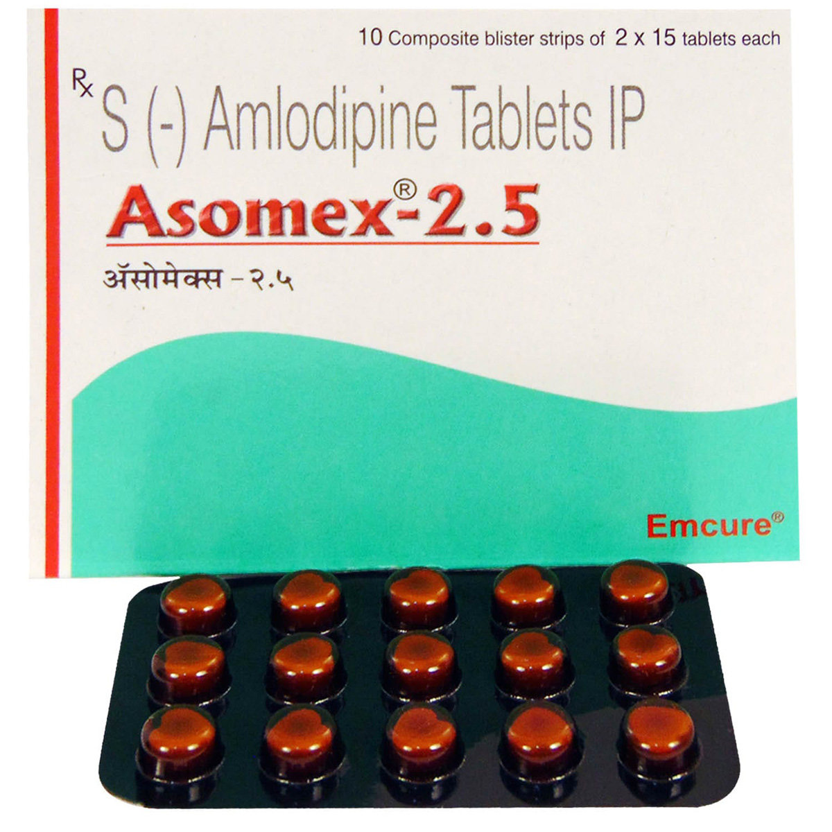 Asomex 2.5 Tablet 15's, Pack of 15 TABLETS Asomex 2.5 Tablet 15's, Pack of 15 TABLETS