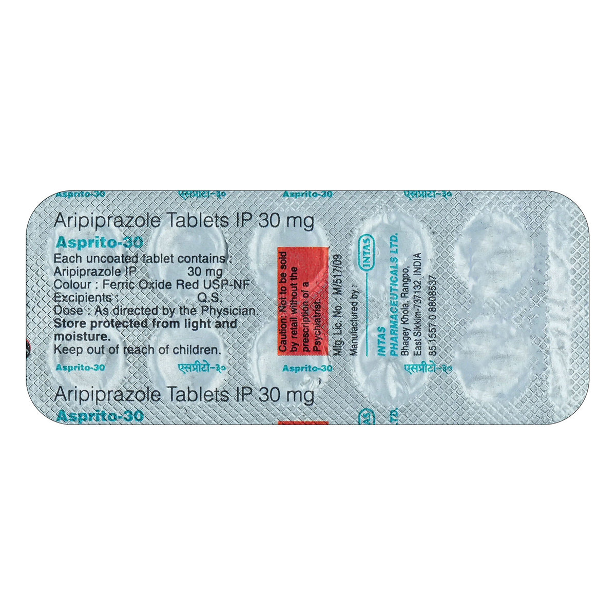 Asprito-30 Tablet 10's, Pack of 10 TABLETS Asprito-30 Tablet 10's, Pack of 10 TABLETS