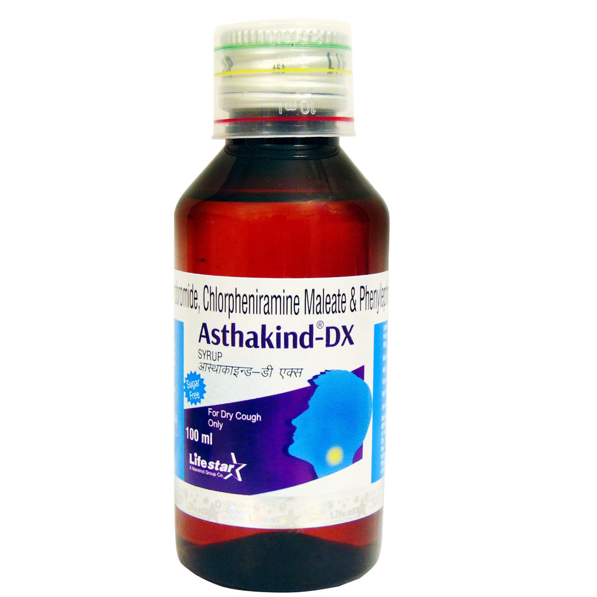 Buy Asthakind DX Sugar Free Syrup 100 ml Online