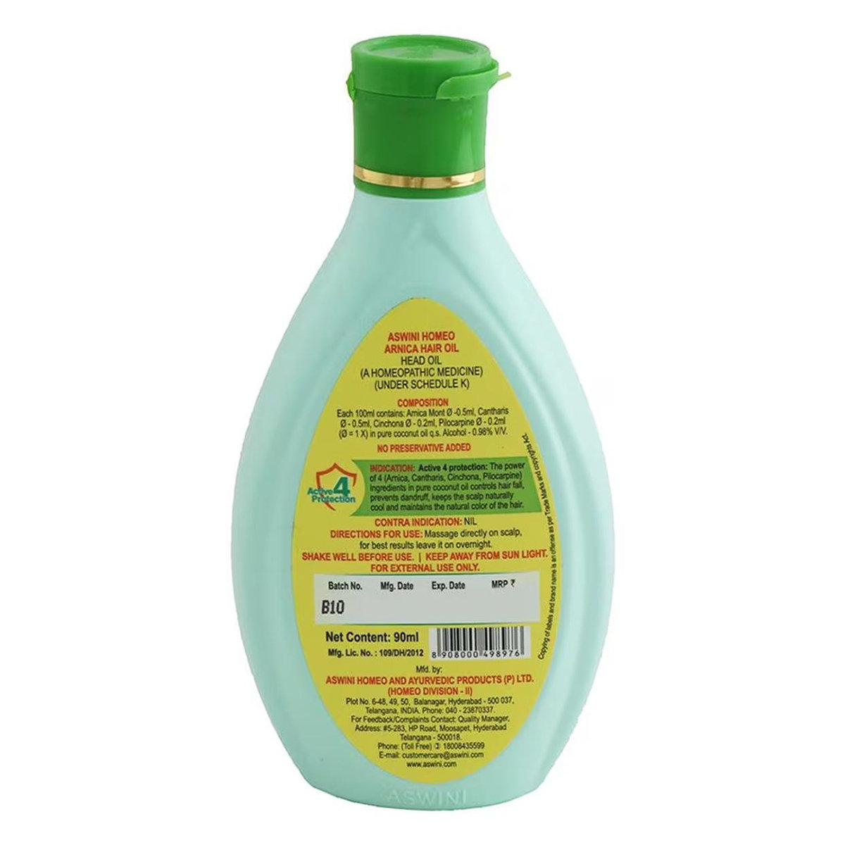 Aswini Hair Oil, 90 ml, Pack of 1 Aswini Hair Oil, 90 ml, Pack of 1