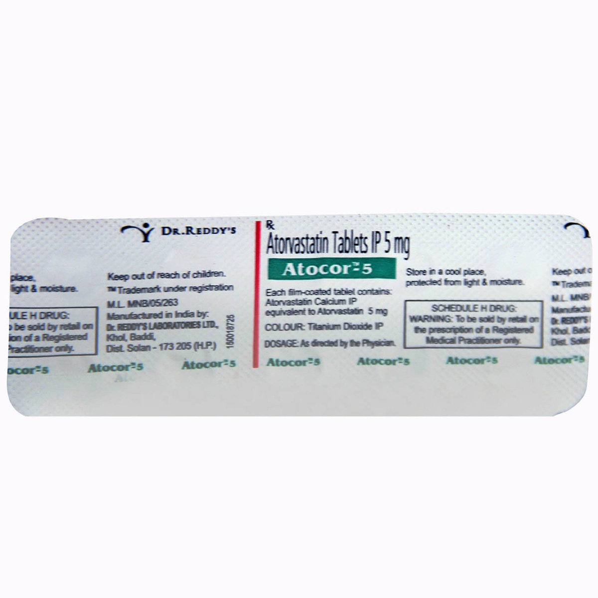 Atocor 5 Tablet 10's, Pack of 10 TABLETS Atocor 5 Tablet 10's, Pack of 10 TABLETS