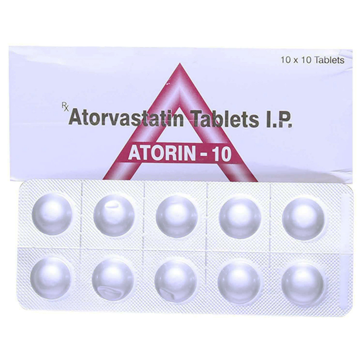 Atorin 10 Tablet 10's, Pack of 10 TABLETS Atorin 10 Tablet 10's, Pack of 10 TABLETS