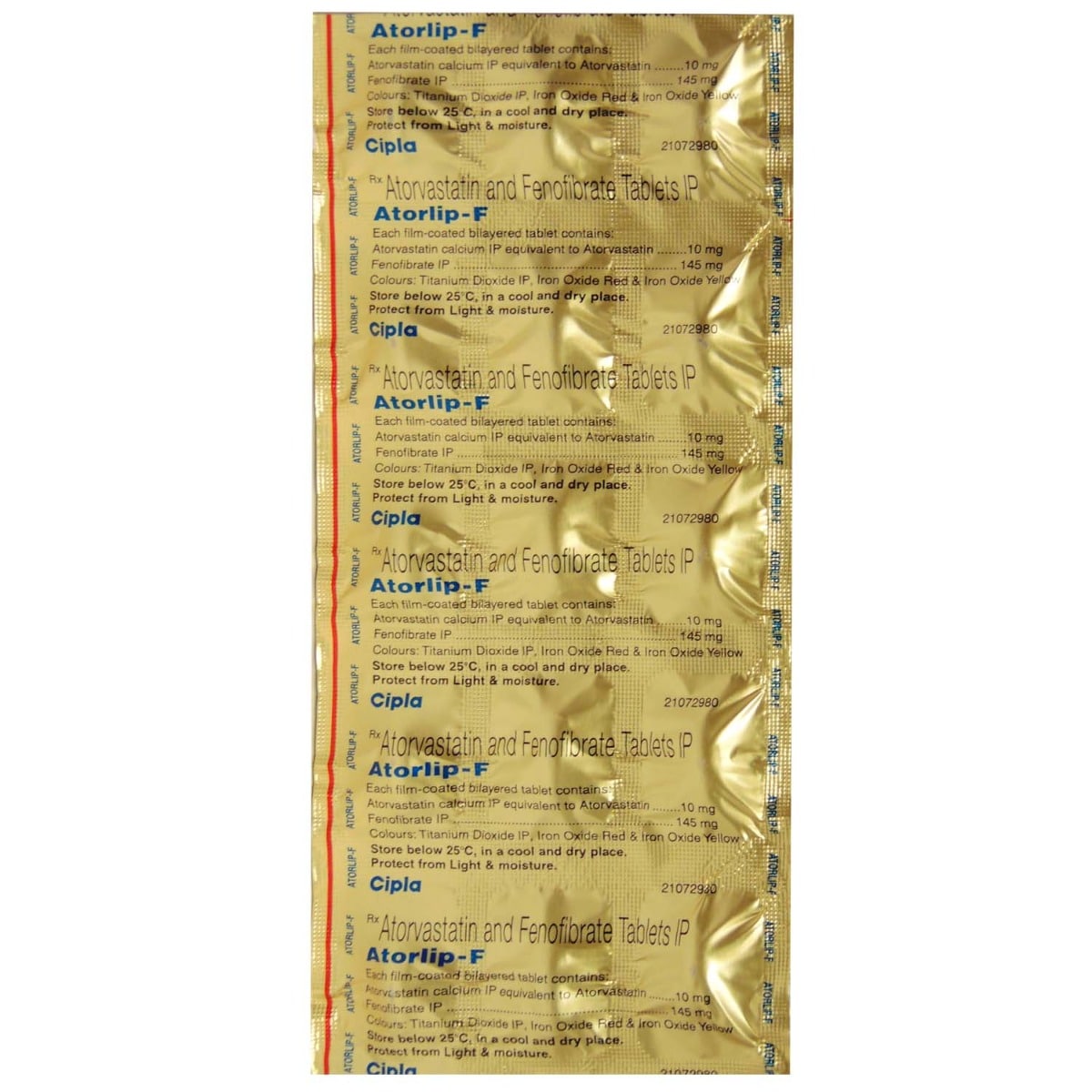 Atorlip F Tablet 15's, Pack of 15 TABLETS Atorlip F Tablet 15's, Pack of 15 TABLETS