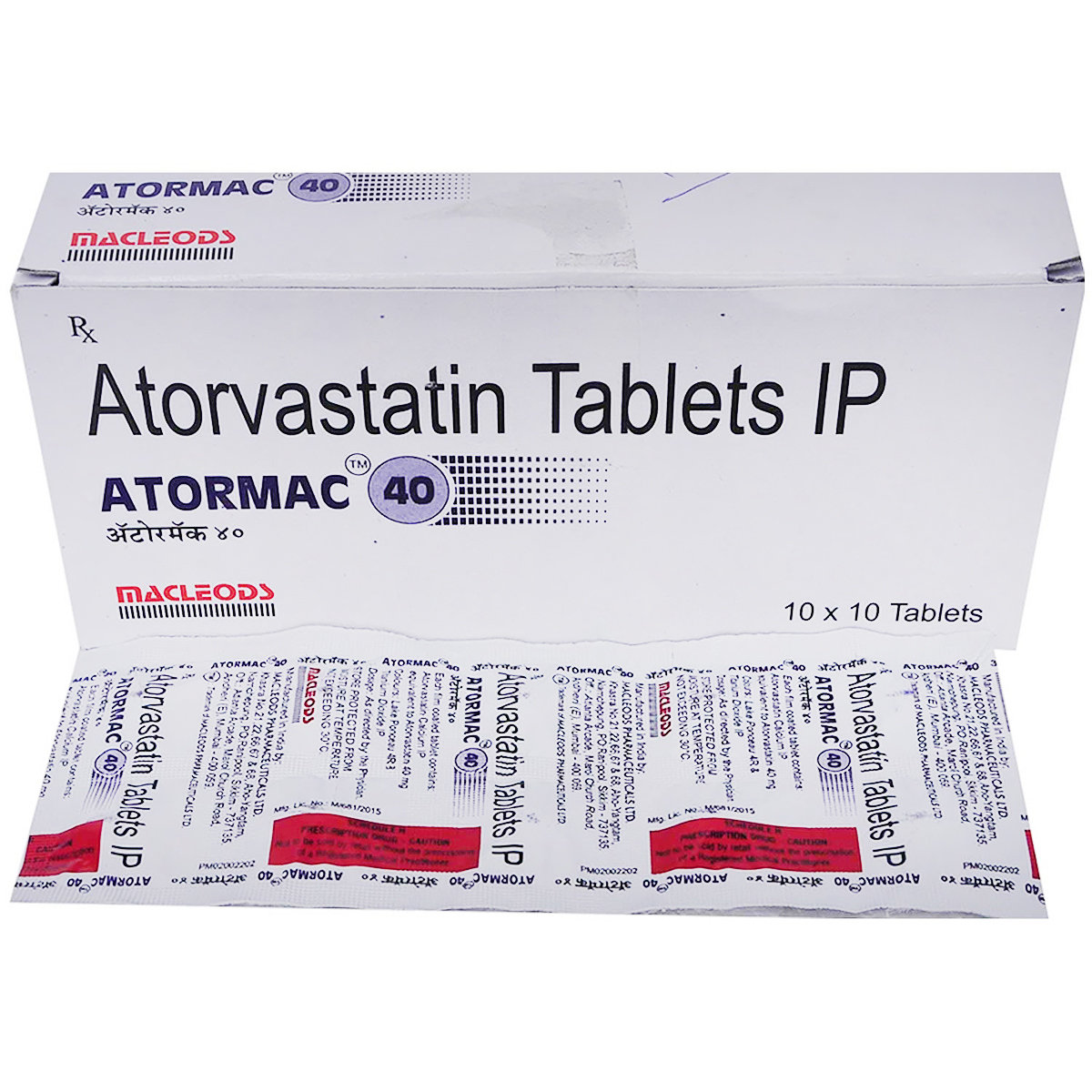 Atormac 40 Tablet 10's, Pack of 10 TABLETS Atormac 40 Tablet 10's, Pack of 10 TABLETS