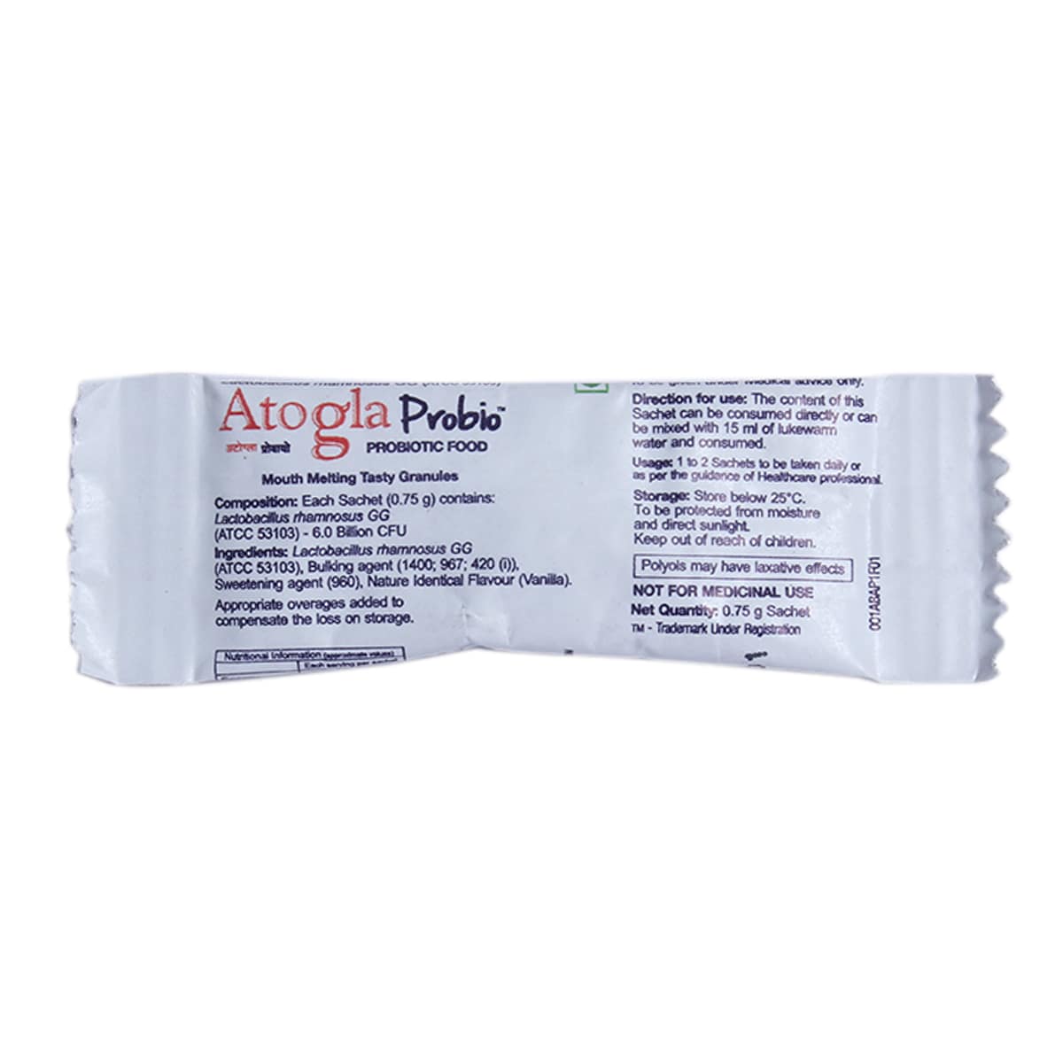 Buy Atogla Probio Sachet 0.75 gm Online