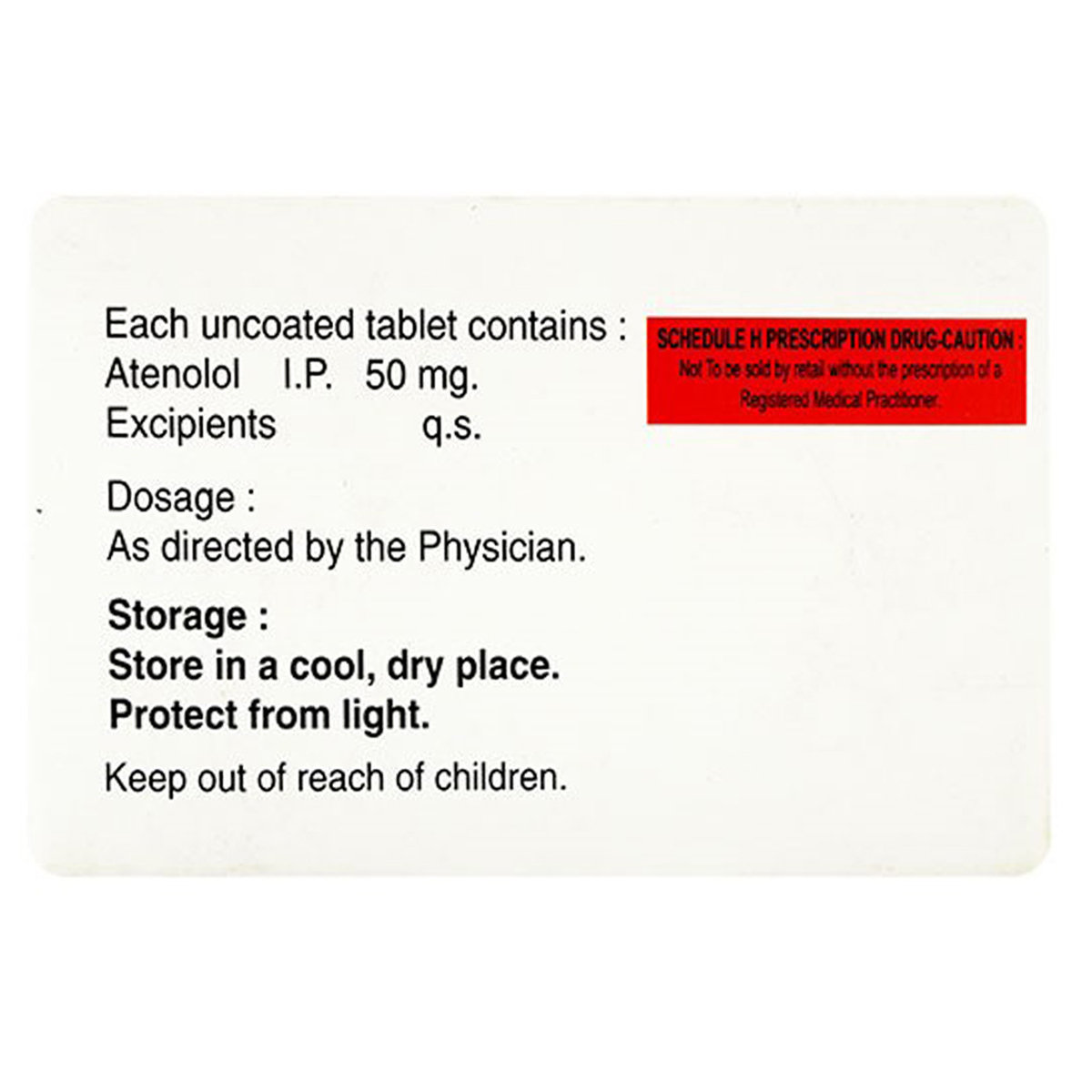 Atol 50 mg Tablet 14's, Pack of 14 TABLETS Atol 50 mg Tablet 14's, Pack of 14 TABLETS