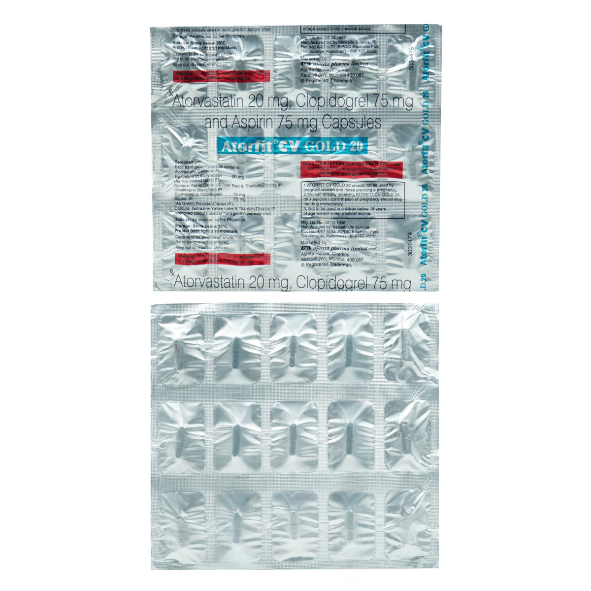 Atorfit CV Gold 20 Capsule 15's, Pack of 15 CapsuleS Atorfit CV Gold 20 Capsule 15's, Pack of 15 CapsuleS