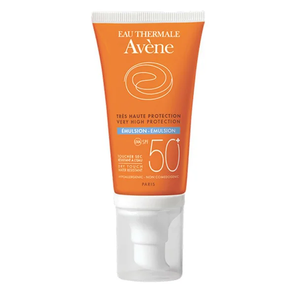 Avene Very High Protection Emulsion 50 ml With SPF 50⁺ | UVA Protection | Water Resistant, Pack of 1