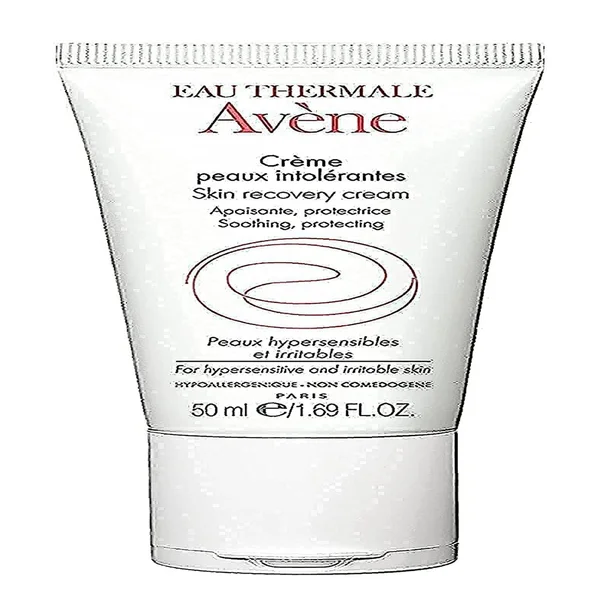 Avene Skin Recovery Cream 50 ml | Soothing &amp; Protecting | For Hyper Sensitive and Irritable Skin, Pack of 1