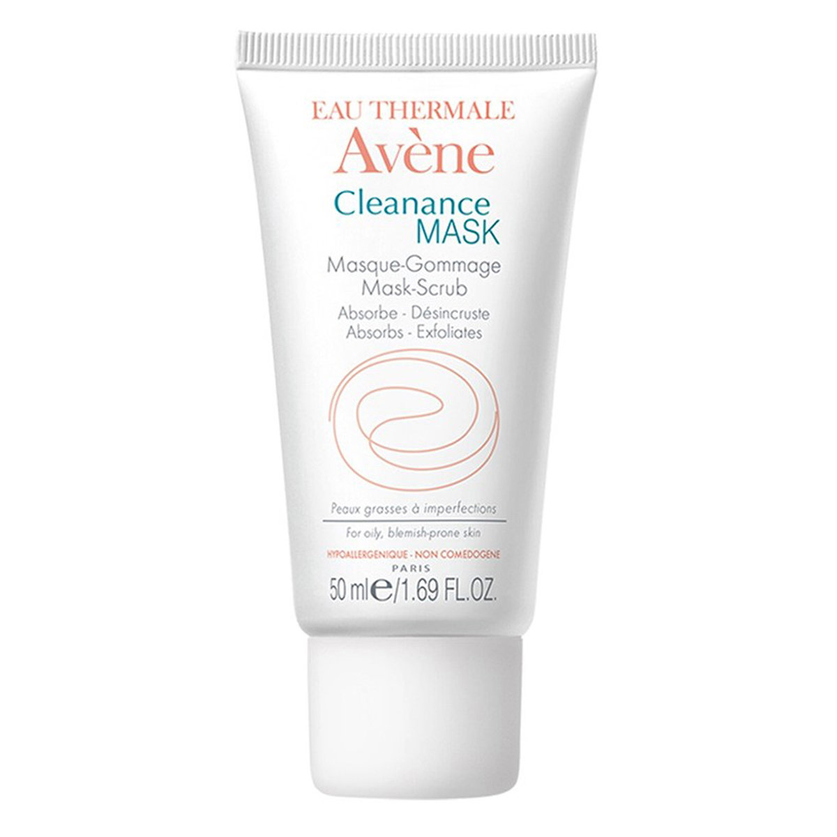 Avene Cleanance Mask Scrub 50 ml | Absorbing & Exfoliating | For Oily, Blemish Prone Skin, Pack of 1 Avene Cleanance Mask Scrub 50 ml | Absorbing & Exfoliating | For Oily, Blemish Prone Skin, Pack of 1