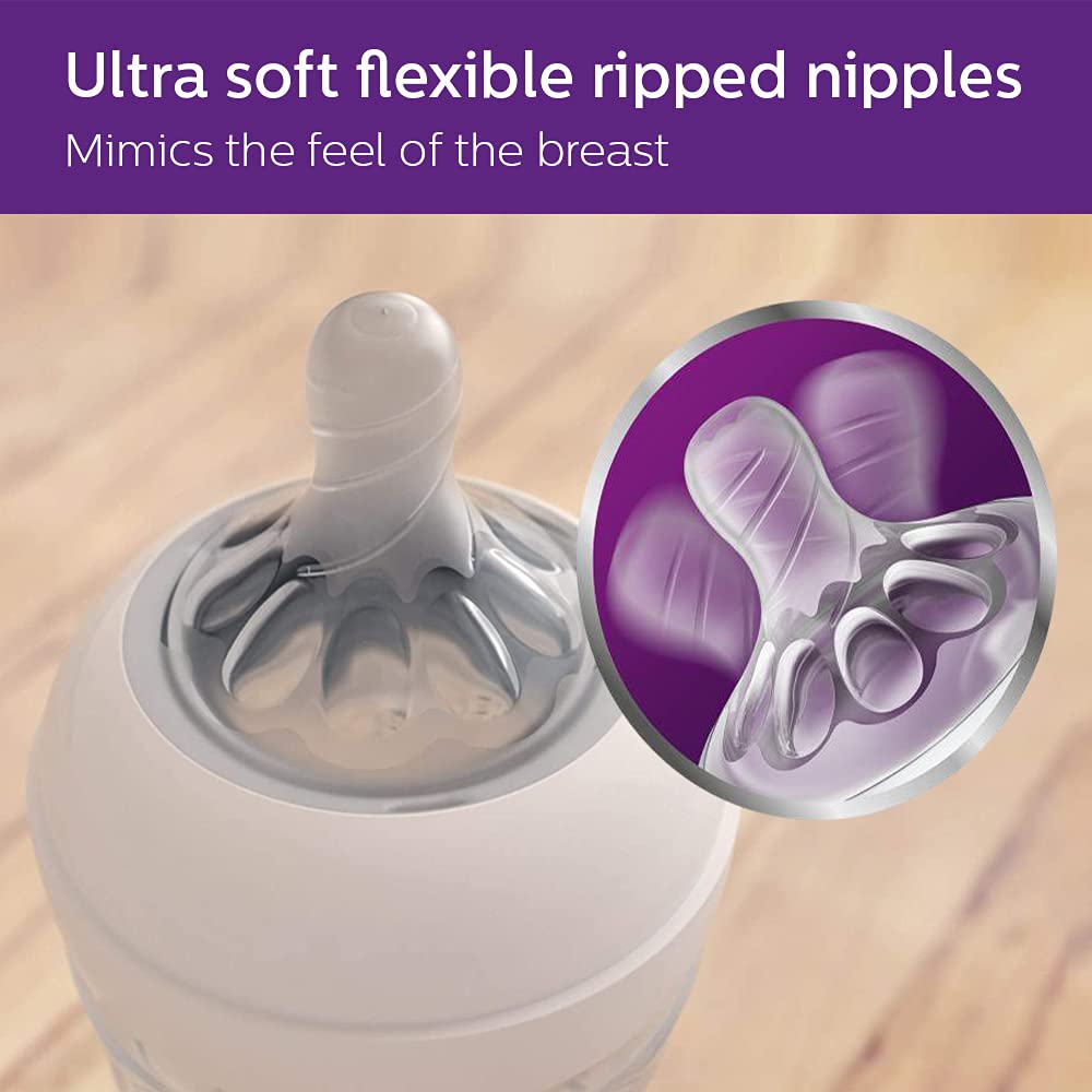 Philips Avent Natural Feeding Bottle, 125 ml, Pack of 1 Philips Avent Natural Feeding Bottle, 125 ml, Pack of 1