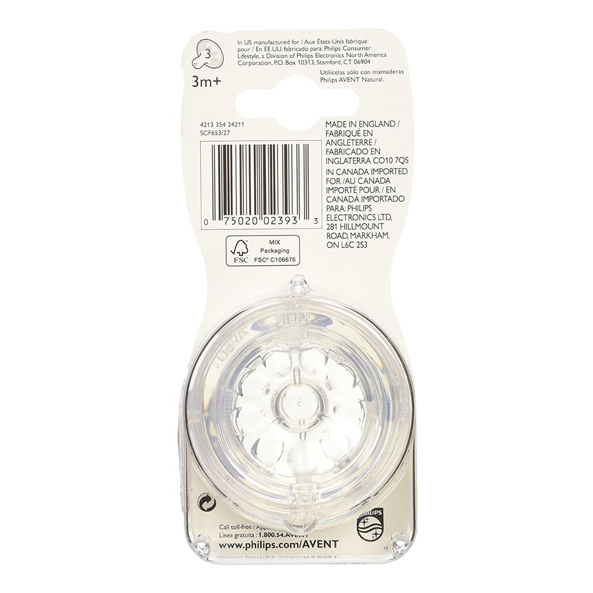 Philips Avent Natural Teats for 3 Months+, 2 Count, Pack of 1 Philips Avent Natural Teats for 3 Months+, 2 Count, Pack of 1