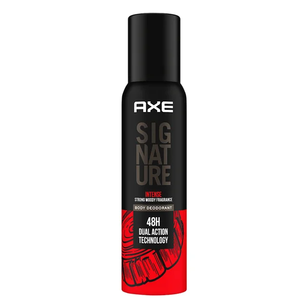 Axe Signature Intense Strong Woody Fragrance Body Deodorant for Men, 154 ml, Pack of 1