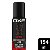 Axe Signature Intense Strong Woody Fragrance Body Deodorant for Men, 154 ml, Pack of 1