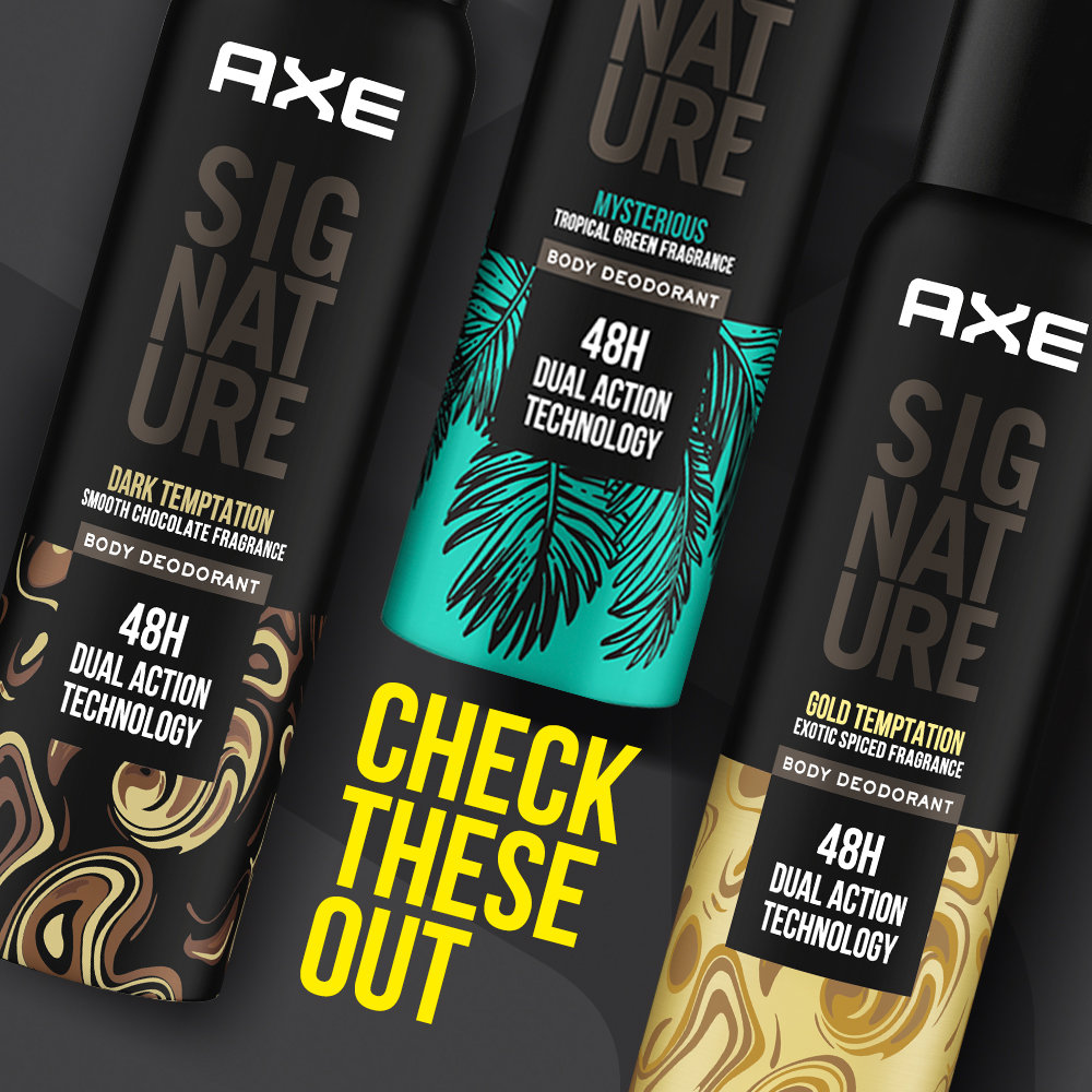 Axe Signature Intense Strong Woody Fragrance Body Deodorant for Men, 154 ml, Pack of 1 Axe Signature Intense Strong Woody Fragrance Body Deodorant for Men, 154 ml, Pack of 1