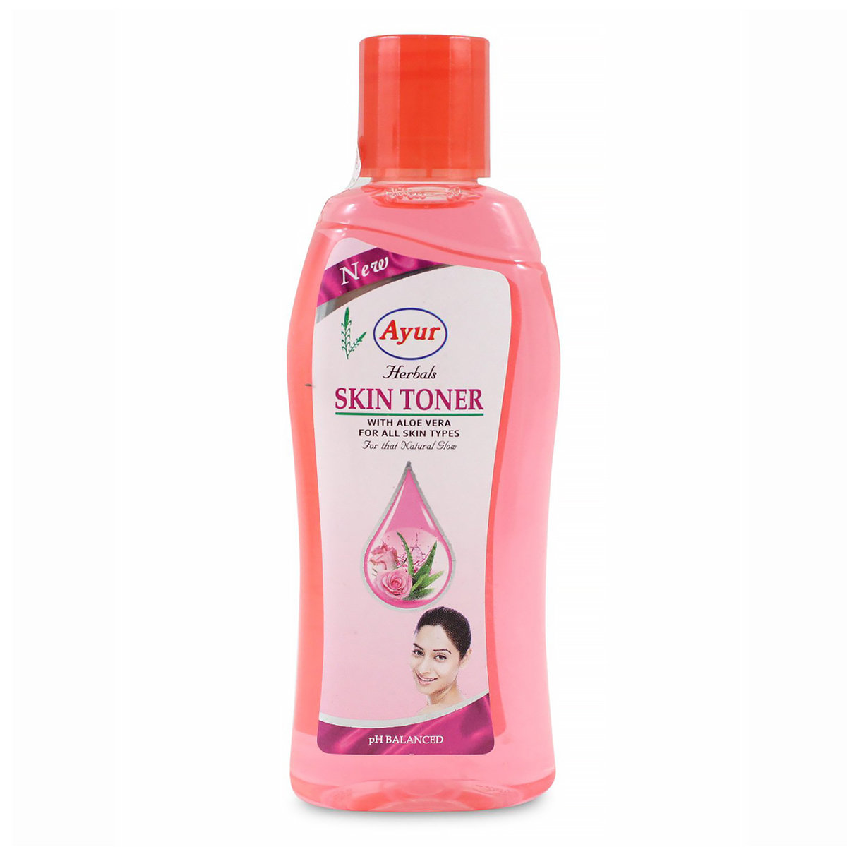 Ayur Herbal Aloe Vera Skin Toner 100 ml | With Aloe Vera, Rose Water & Natural Moisturiser | Tightens Pore | Natural Glow | For All Skin Type, Pack of 1 Ayur Herbal Aloe Vera Skin Toner 100 ml | With Aloe Vera, Rose Water & Natural Moisturiser | Tightens Pore | Natural Glow | For All Skin Type, Pack of 1