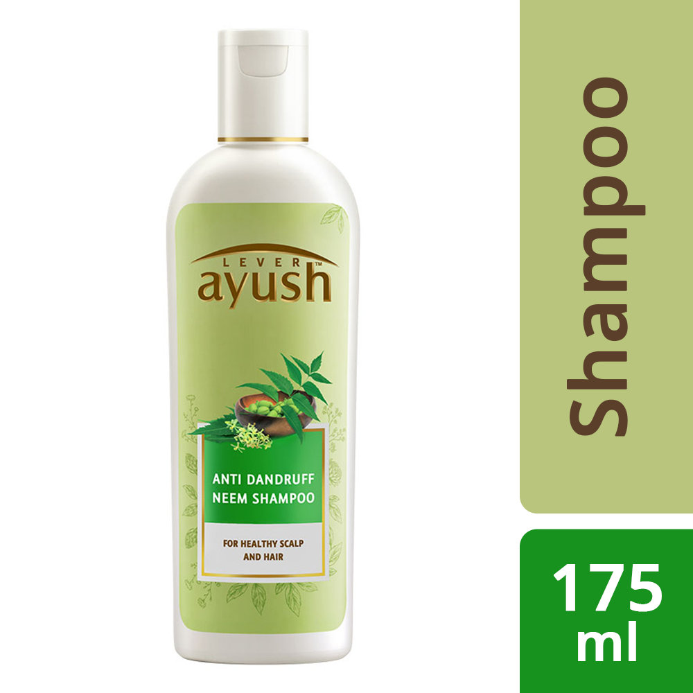 Lever Ayush Anti Dandruff Neem Shampoo, 175 ml, Pack of 1 Lever Ayush Anti Dandruff Neem Shampoo, 175 ml, Pack of 1