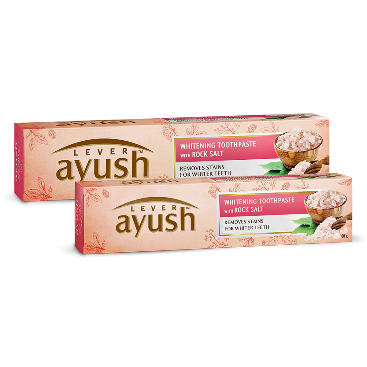 Lever Ayush Whitening Toothpaste with Rock Salt, 80 gm, Pack of 1 Lever Ayush Whitening Toothpaste with Rock Salt, 80 gm, Pack of 1