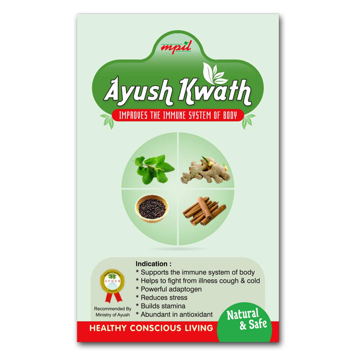 Ayush Kwath Powder, 144 gm (48 Sachets x 3 gm), Pack of 40 Ayush Kwath Powder, 144 gm (48 Sachets x 3 gm), Pack of 40