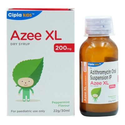 Azee XL 200 mg Peppermint Dry Syrup 30 ml, Pack of 1 SYRUP