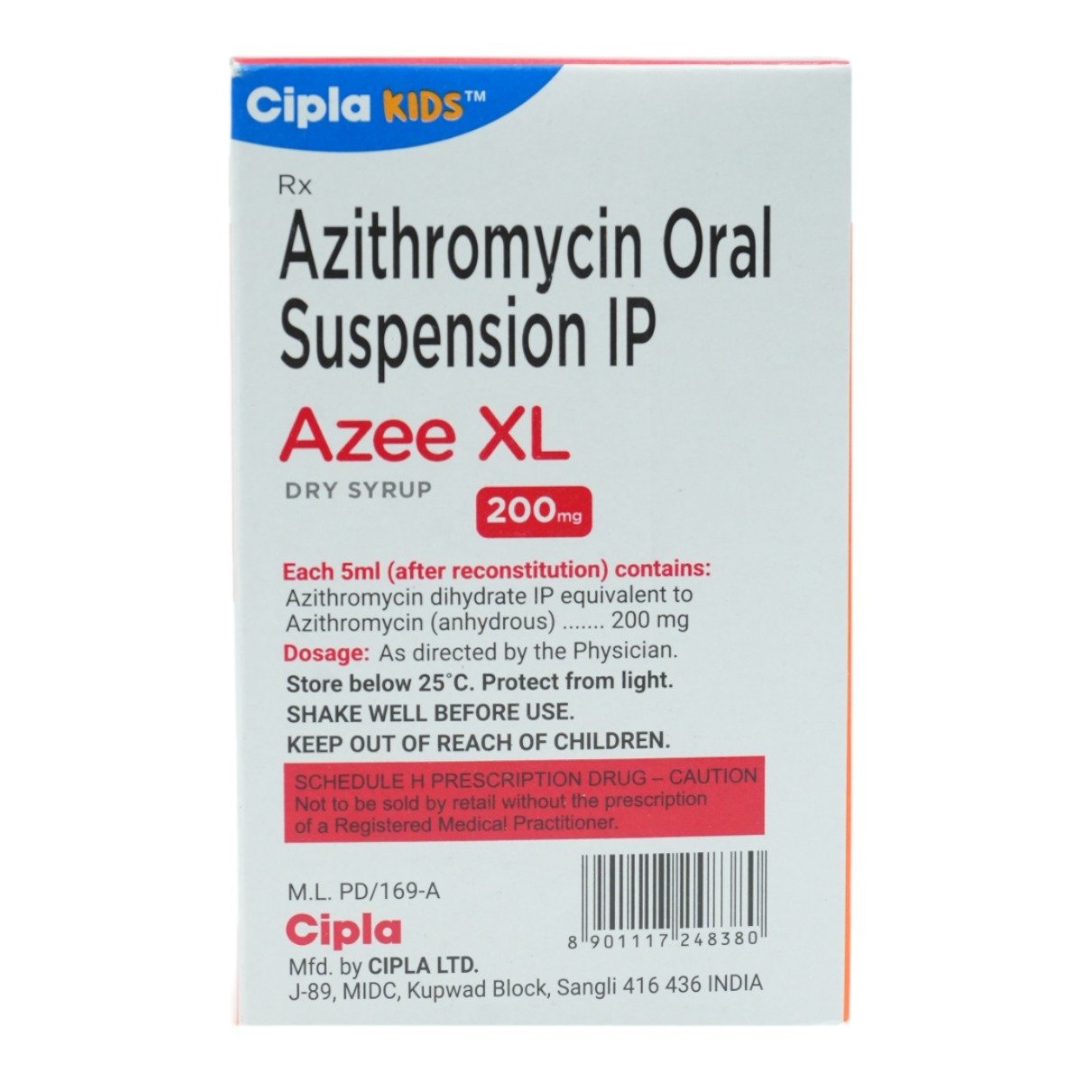 Azee XL 200 mg Peppermint Dry Syrup 30 ml, Pack of 1 Syrup Azee XL 200 mg Peppermint Dry Syrup 30 ml, Pack of 1 Syrup