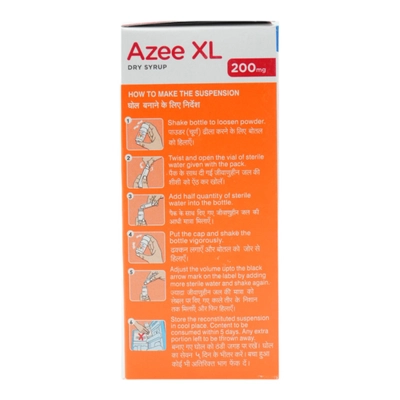 Azee XL 200 mg Peppermint Dry Syrup 30 ml, Pack of 1 SYRUP