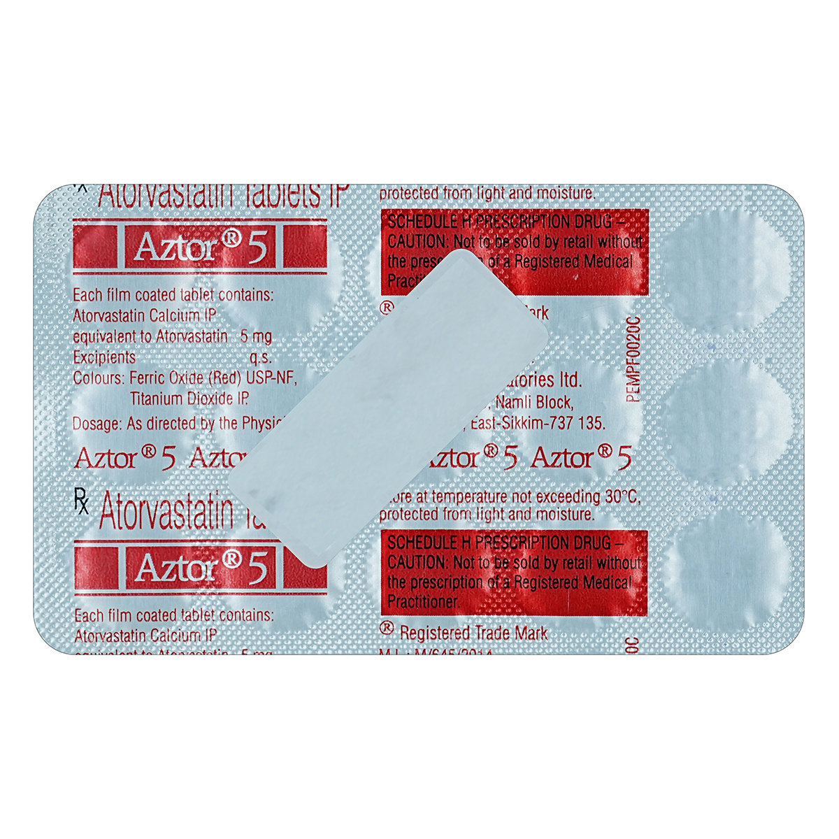 Aztor 5 Tablet 15's, Pack of 15 TABLETS Aztor 5 Tablet 15's, Pack of 15 TABLETS