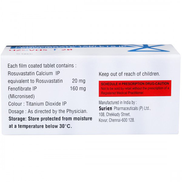 Azuvas-F 20 Tablet 10's, Pack of 10 Azuvas-F 20 Tablet 10's, Pack of 10