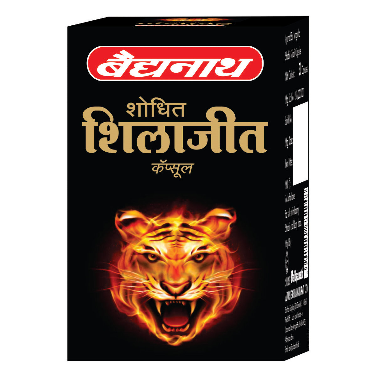 Baidyanath (Nagpur) Shodhit Shilajit, 30 Capsules, Pack of 1 Baidyanath (Nagpur) Shodhit Shilajit, 30 Capsules, Pack of 1