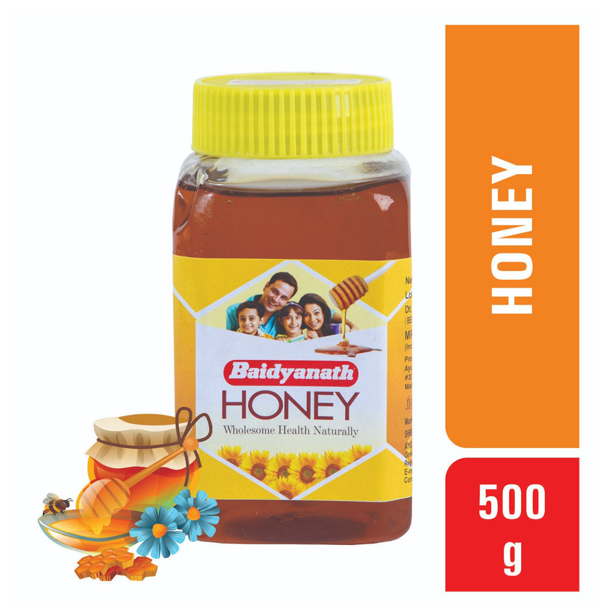 Baidyanath (Nagpur) Honey, 500 gm, Pack of 1 Baidyanath (Nagpur) Honey, 500 gm, Pack of 1