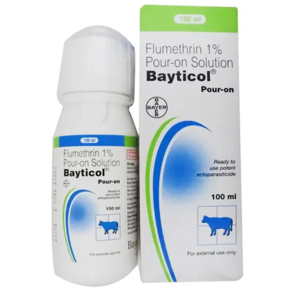 Bayticol Pour-On Liquid 100 ml, Pack of 1 POWDER