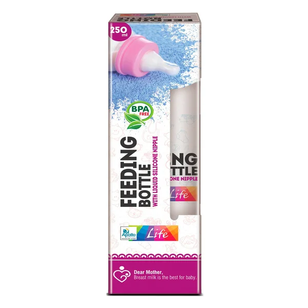 BB Feeding Bottle BPA Free, 250 ml, Pack of 1