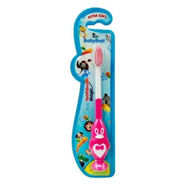 Apollo Pharmacy BabyBest Magic Extra Soft Kids Toothbrush, 1 Count, Pack of 1