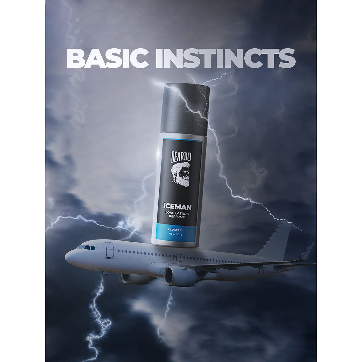 Beardo Iceman Long Lasting Perfume Deo Spray, 150 ml, Pack of 1 Beardo Iceman Long Lasting Perfume Deo Spray, 150 ml, Pack of 1