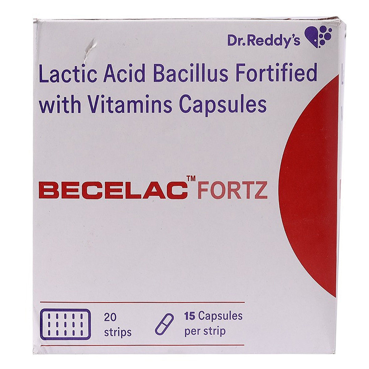 Becelac Fortz Capsule 15's, Pack of 15 Becelac Fortz Capsule 15's, Pack of 15