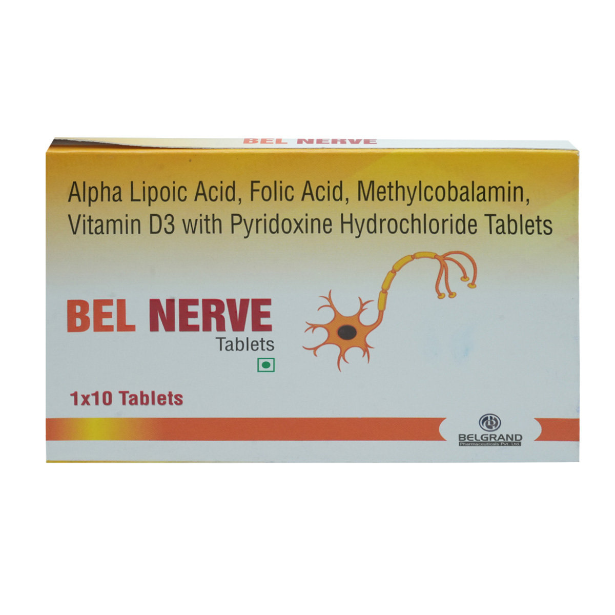 Bel Nerve Tablet 10's, Pack of 10 TABLETS Bel Nerve Tablet 10's, Pack of 10 TABLETS