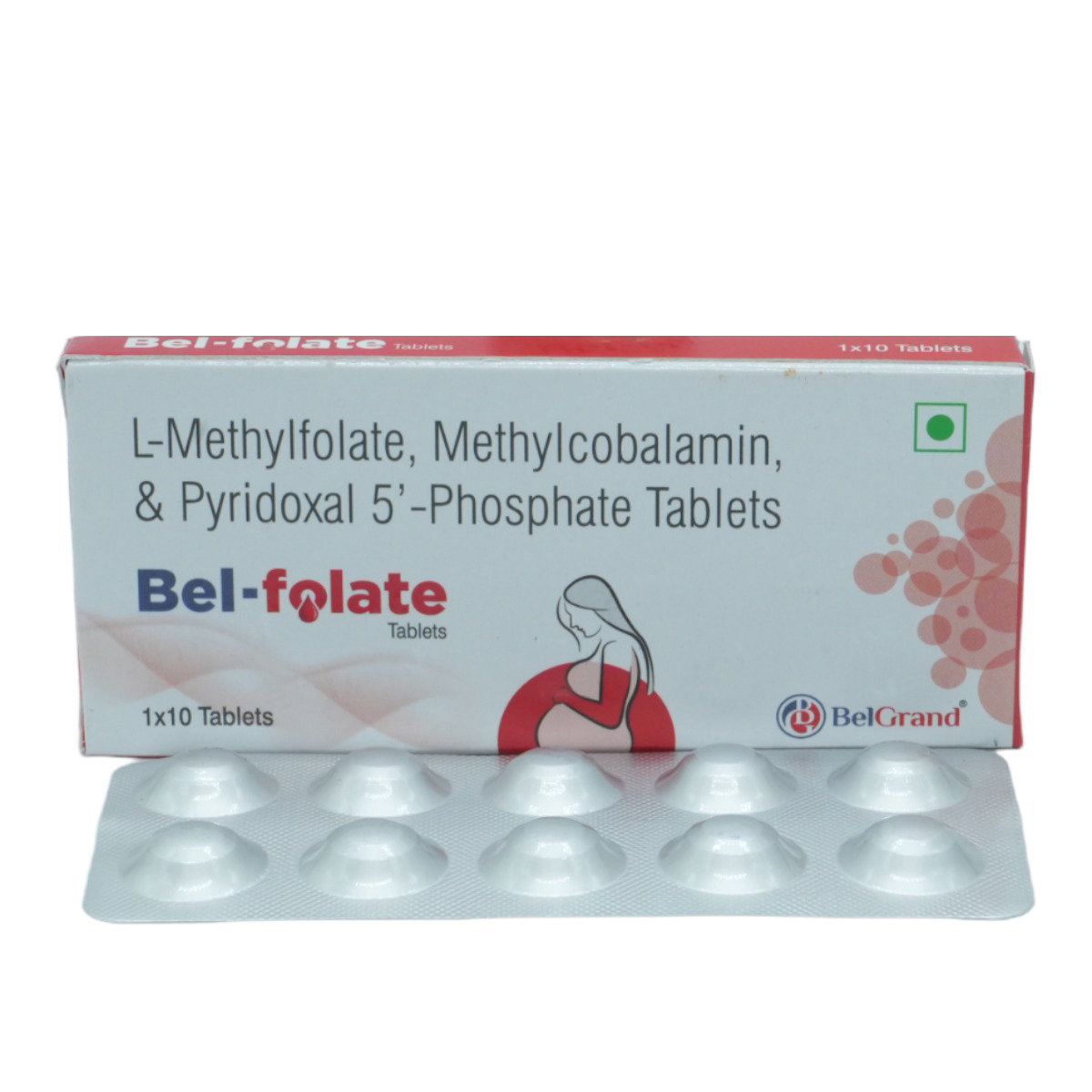 Bel-Folate Tablet 10's, Pack of 10 TABLETS Bel-Folate Tablet 10's, Pack of 10 TABLETS