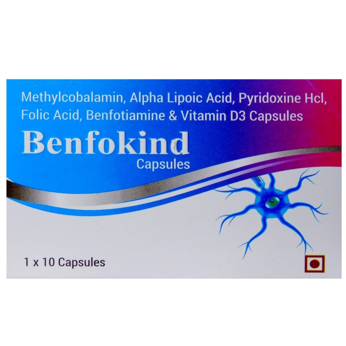 Benfokind Capsule 10's, Pack of 10 CAPSULES Benfokind Capsule 10's, Pack of 10 CAPSULES