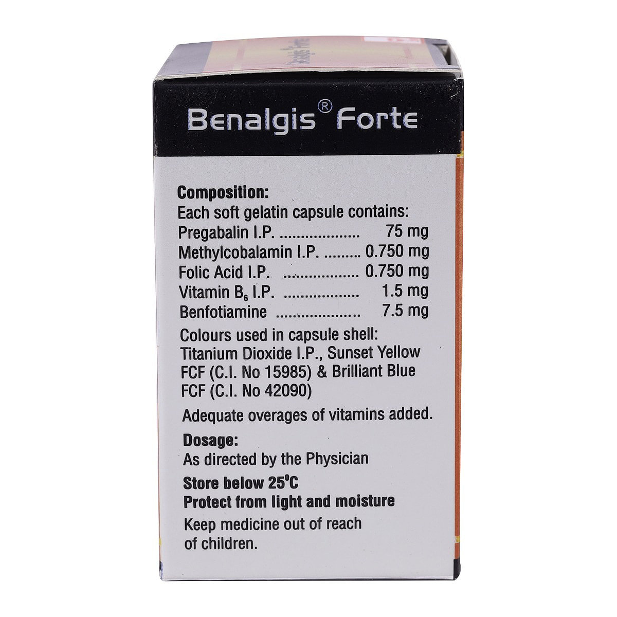 Benalgis Forte Capsule 15's, Pack of 1 Capsule Benalgis Forte Capsule 15's, Pack of 1 Capsule
