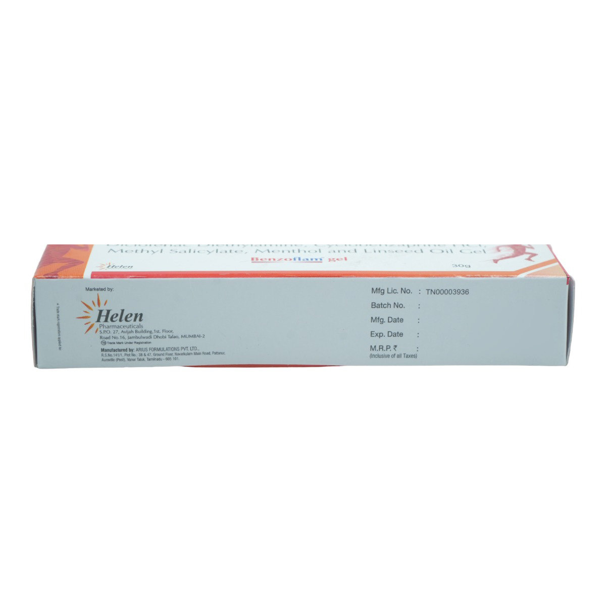 Benzoflam Gel 30 gm, Pack of 1 Gel Benzoflam Gel 30 gm, Pack of 1 Gel