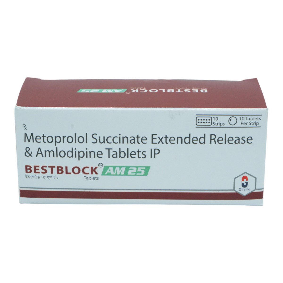 Bestblock AM 25 Tablet 10's, Pack of 10 TABLETS Bestblock AM 25 Tablet 10's, Pack of 10 TABLETS