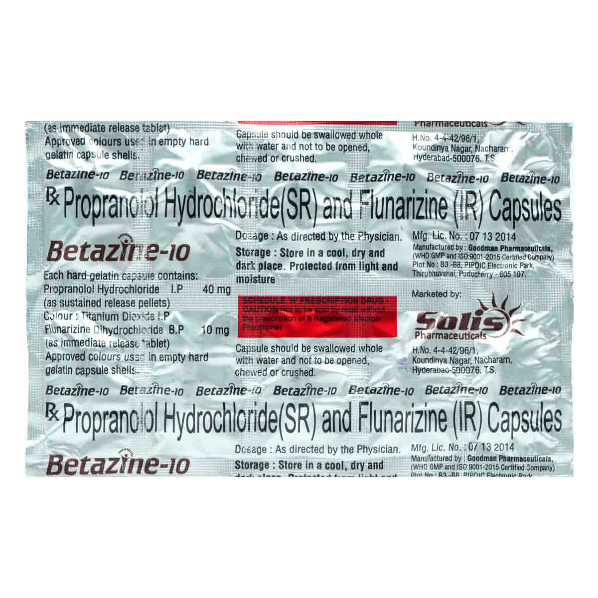 Betazine-10 Softgel Capsule 10's, Pack of 10 Betazine-10 Softgel Capsule 10's, Pack of 10