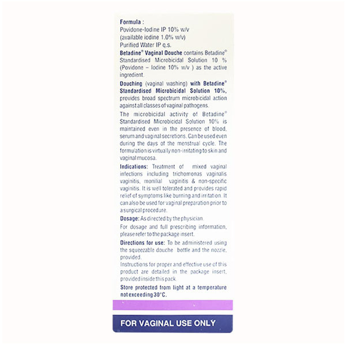 Betadine 10% Vaginal Douche Solution 200ml, Pack of 1 SOLUTION Betadine 10% Vaginal Douche Solution 200ml, Pack of 1 SOLUTION