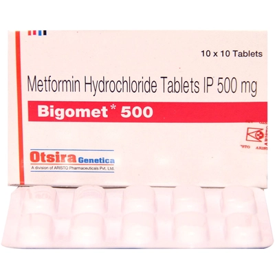 Bigomet 500 Tablet 10's, Pack of 10 TABLETS