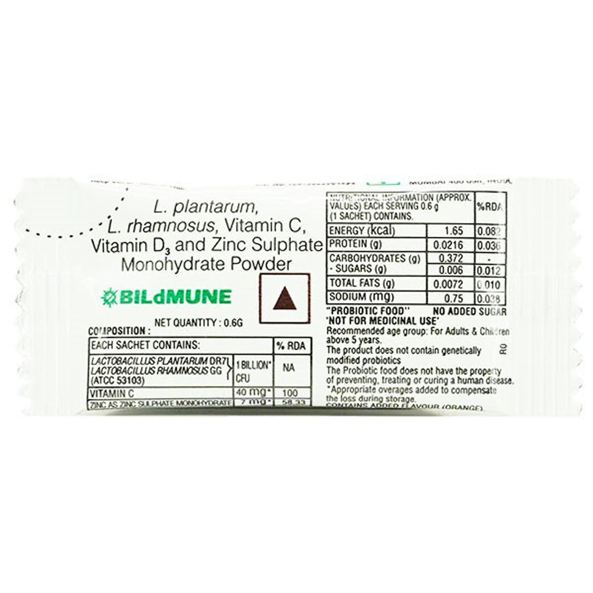 Bildmune Sachet 0.6 gm, Pack of 1 Bildmune Sachet 0.6 gm, Pack of 1